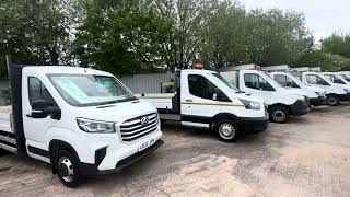 Select selection of Tipper drop side flatbed pickups for sale Sale JS Vans