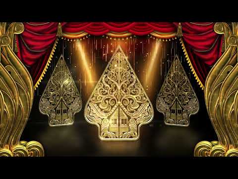 gunungan wayang background 4k loop 2025 || LED Mapping Background Free Video #animation  #vjloops4k