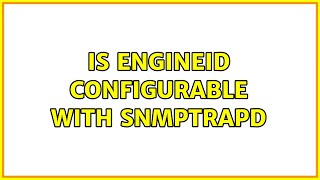 Famous Is EngineID configurable with snmptrapd Net Worth