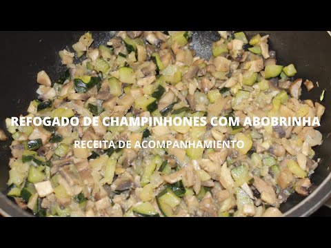Vídeo: Como Cozinhar Abobrinha Com Cogumelos