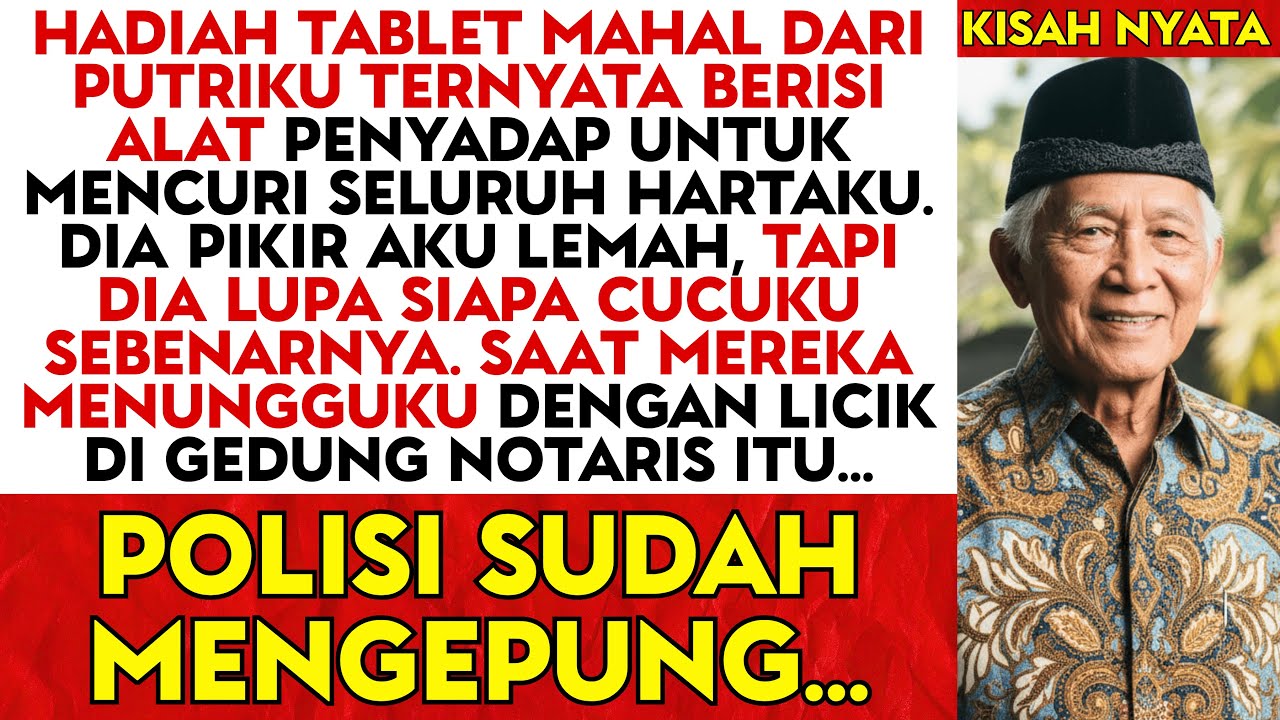 Di Hari Ulang Tahunku Ke-68, Putriku Memberi Tablet. 11 Hari Kemudian, Polisi Datang MENANGKAPNYA...