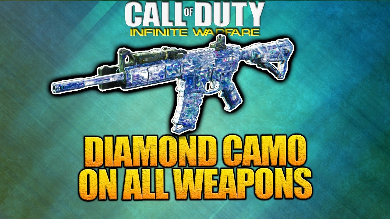 All Weapons With DIAMOND CAMO - World's First on Infinite Warfare
