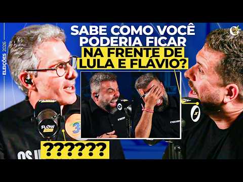 WATCH OUT, he's a COMEDIAN: Maurício Meirelles GOING OFF at the FLOW DEBATE [with Romeu Zema]