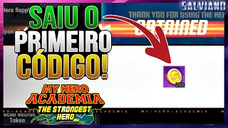PRIMEIRO CÓDIGO SAIU RESGATE AGORA 200 Hero Coins - My Hero Academia:TSH