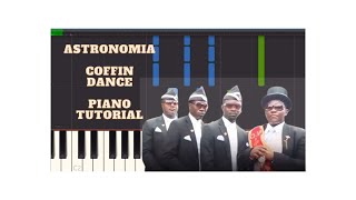 Astronomia/Coffin (Synthesia) Piano Tutorial With Sheet Music