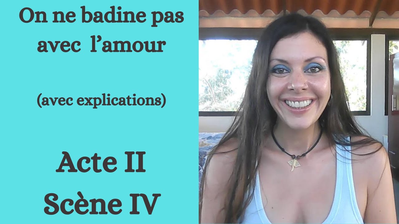 "On ne badine pas avec l'amour" de A. de MUSSET Acte 2 Scène 4 Livre