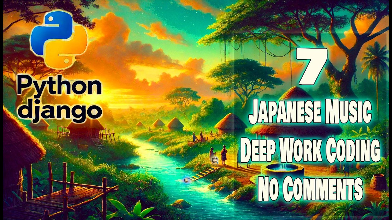 Deep Work Focus 1H - Japanese Music Coding - DjangoAI App Coding 7 ...