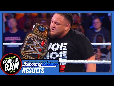 AJ Styles Vs. Daniel Bryan Ends With JOE! WWE Smackdown 10/30/18 Full Results & Review! Going In Raw - AJ Styles Vs. Daniel Bryan Ends With JOE! WWE Smackdown 10/30/18 Full Results & Review! Going In Raw