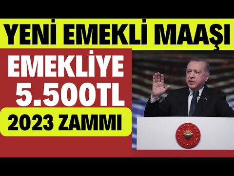 SSK BAĞKUR VE EMEKLİ MAAŞLARI NETLEŞTİ 2023 MAAŞ LİSTESİ EMEKLİ MAAŞLARI NE KADAR OLACAK 2023 MAAŞLA