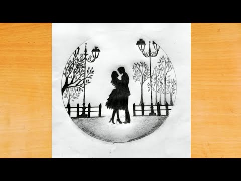  Romantic couple with pencil sketch step by step pencil sketch 