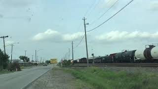 UP 7678 GEVO Leads Rock Coal Houston,Tx