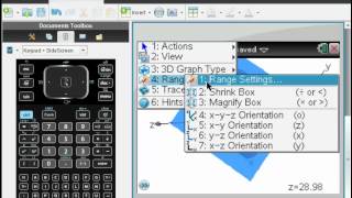 Lesson 2.4.3: Applications: Optimization of an f(x,y), Nonlinear Optimization; TI Nspire CX CAS