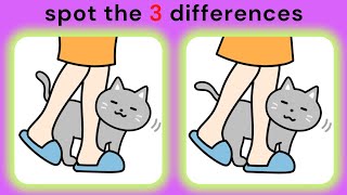 find the 3 difference |No191