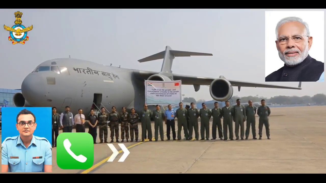 INDIAN AIR FORCE RESCUE MISSION TO WUHAN,CHINA