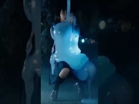 洞窟探検してたらスライムに襲われた…！  #衝撃映像  #自然の記録 #野生動物