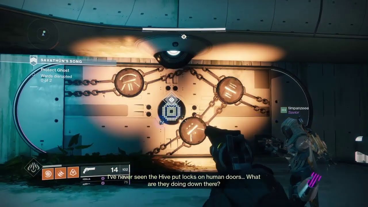 Savathûn's Song | Protect Ghost, Scan Door: "The Hive Put Locks On Human Doors" | The Red War