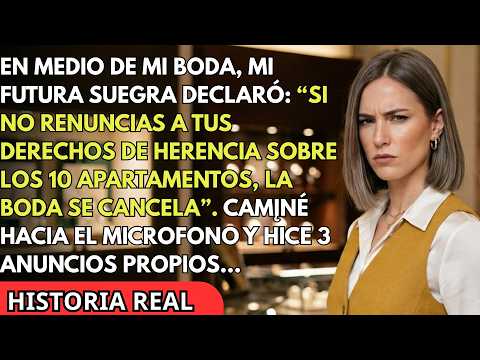 En Mi Boda💍Mi Suegra Exigió👵'Renuncia a 10 Condos o Se Cancela✖️' Tomé el Micrófono y… 😳