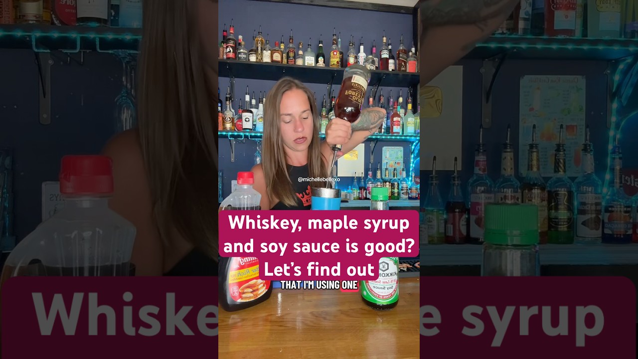 Whiskey, maple syrup & soy sauce is good? I tried it, so you don’t have to 