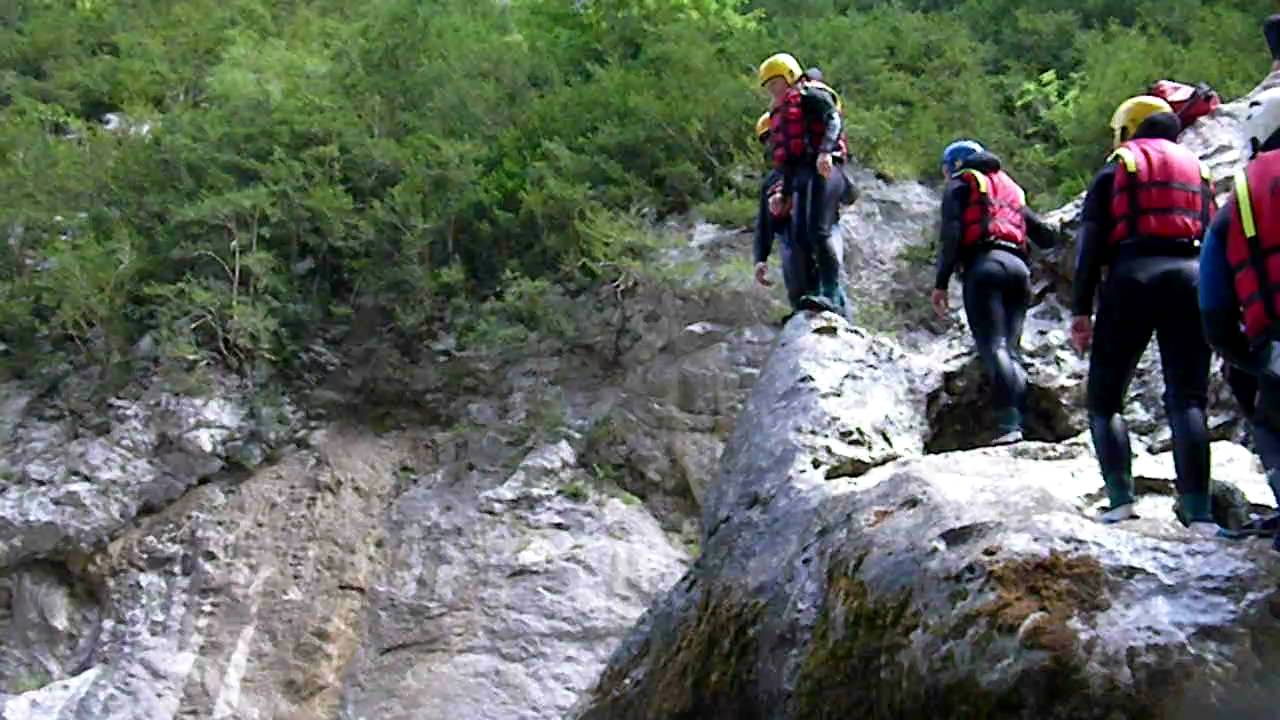 Aqua Rando Isis springt in Verdon