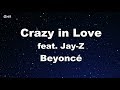 Crazy in Love feat. Jay-Z - Beyoncé Karaoke 【No Guide Melody】 Instrumental