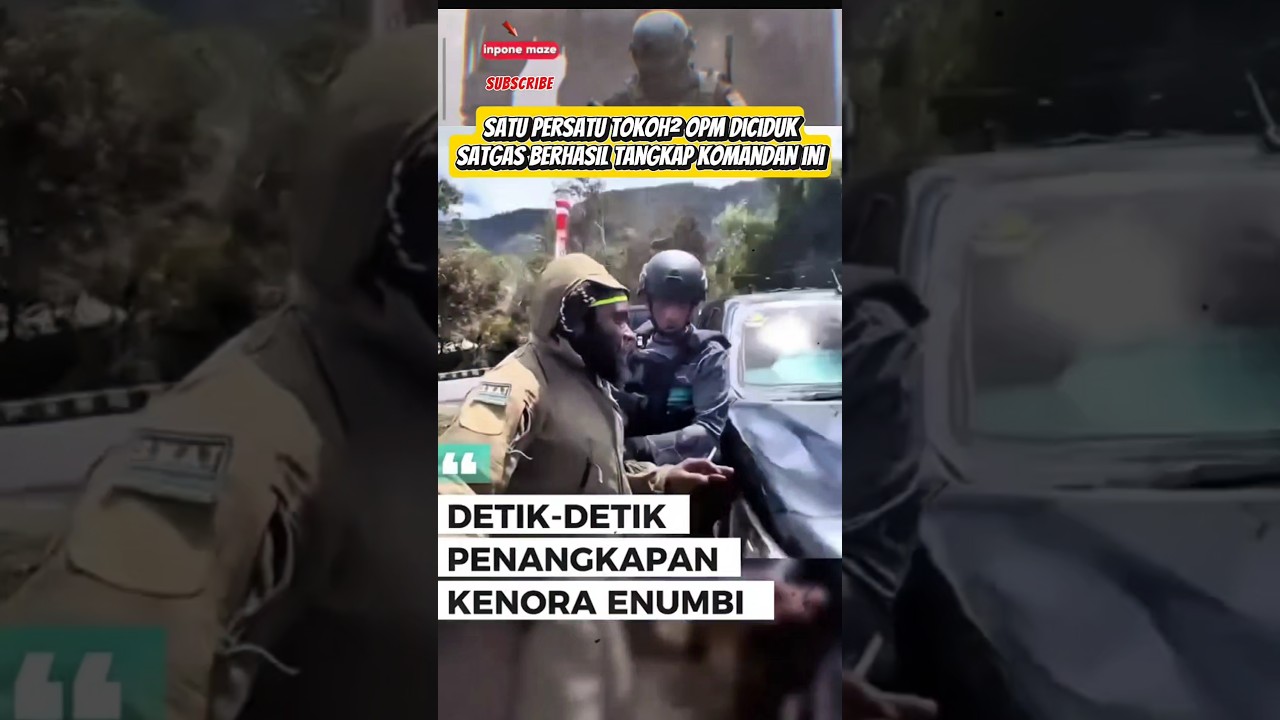 Komandan OPM Pasrah Ditangkap Anggota Satgas Damai Papua‼️