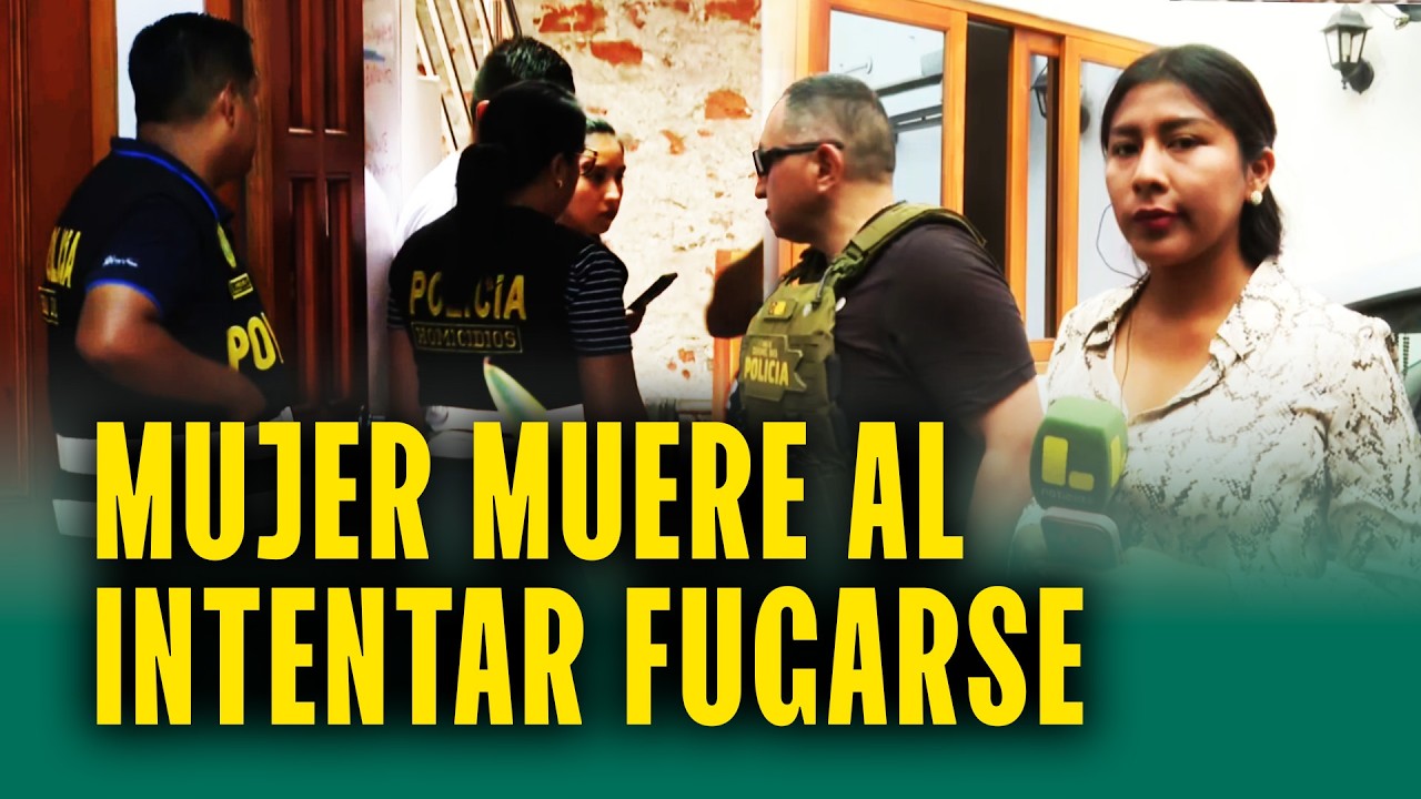 Policía llega a búnker a buscar sicarios, pero mujer huye por tragaluz y muere