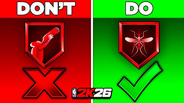The BEST BADGES To Use Your MAX +1s/+2s on in NBA 2K26! (UPDATED)