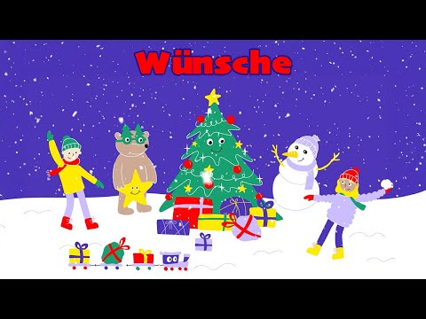 Weihnachtsmusik für Kinder 🎄 Schnabi Schnabel - Wünsche (Animations Video)