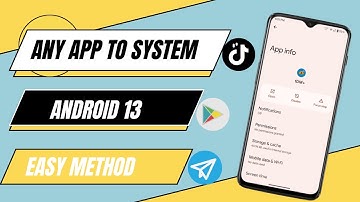 Any App to System App Android 13 & All |Easiest Method 2023|How to Make Any App to System App|Latest