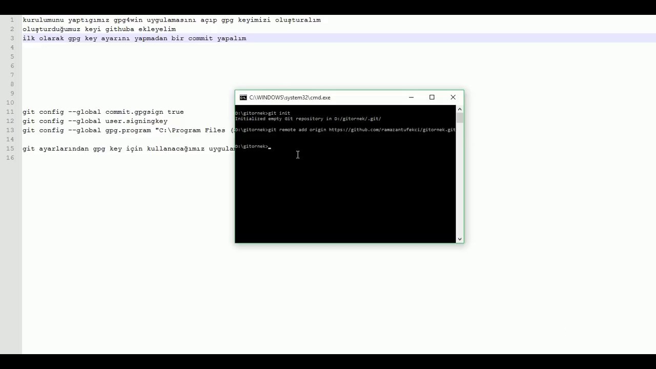 Github Signing commits with GPG - YouTube