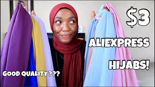ALIEXPRESS hijab haul 2021, scarfs + accessories (with FREE shipping to NIGERIA!) screenshot 2