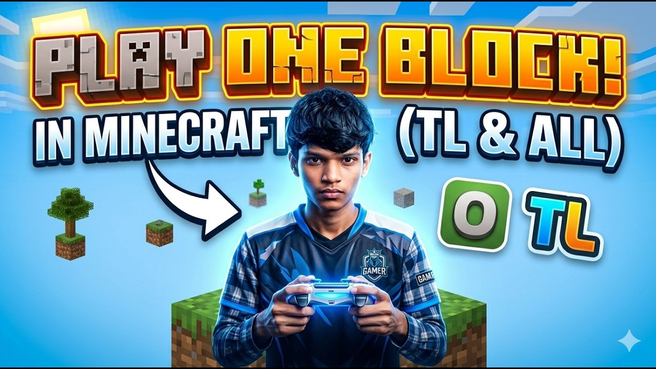 How To Play One Block In Minecraft | TLauncher | For All Version's ...