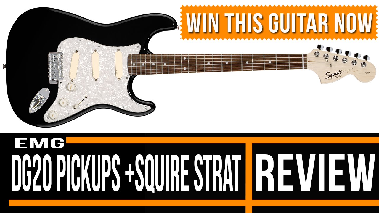 EMG DG20 Pickups Review Michael Casswell Competition YouTube