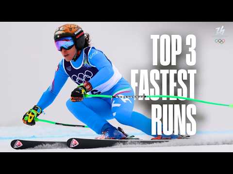⛷️Top 3 FASTEST Women's Super-G Runs | #MilanoCortina2026 Top Moments