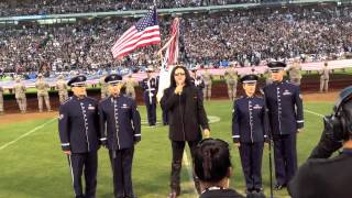 Here is rock icon gene simmons (kiss) doing his first (yes, first)
national anthem for the raiders (on monday night football vs sd
chargers) september 9,...