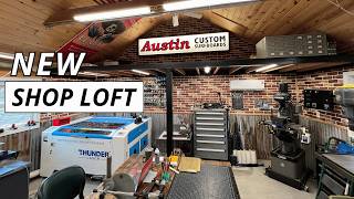 Adding Square Footage to the Shop by Going Up!  Adding a loft to the shop!