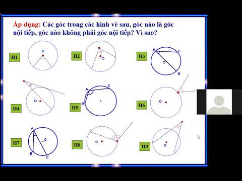 Toán 9 - Hình học - Góc nội tiếp