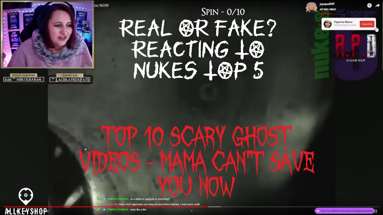 Real Or Fake? Reacting To Nukes Top 5 - Top 10 SCARY GHOST Videos MAMA ...