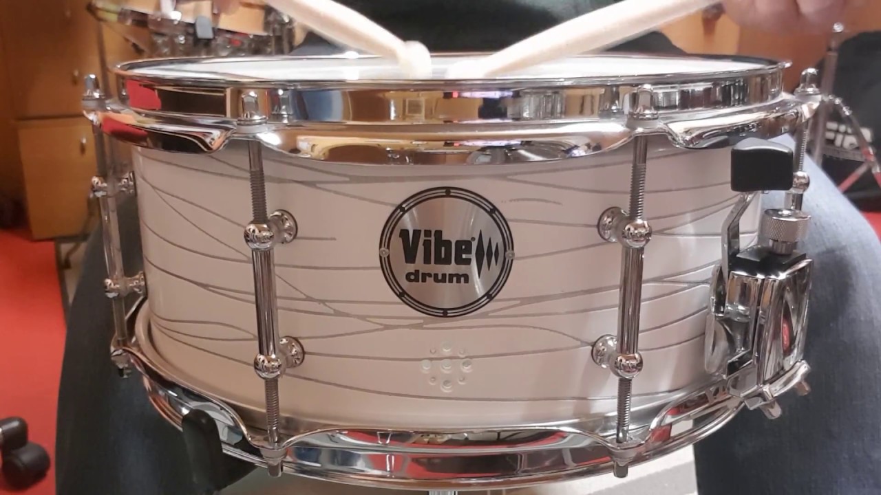 Vibe Drum Aluminum Custom Snare Made in Italy 2010 Elite Series 13x5,5