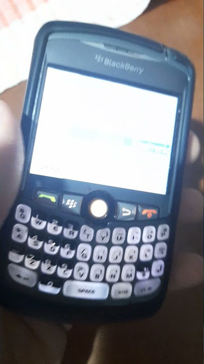 BLACKBERRY 8320 ALARM