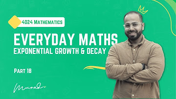 Exponential Growth and Decay | New in syllabus for O levels Maths 4024 | Population | Everyday Maths