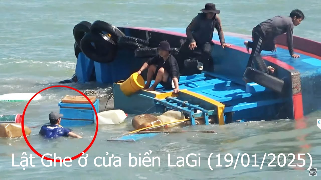 Bất ngờ Chìm ghe ngày cận tết mất trắng tài sản trong giây lát