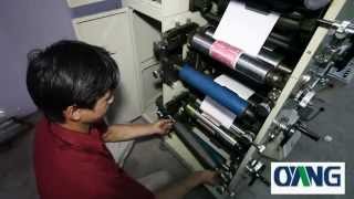 Automatically Paper Roll to Roll Printing Machine
