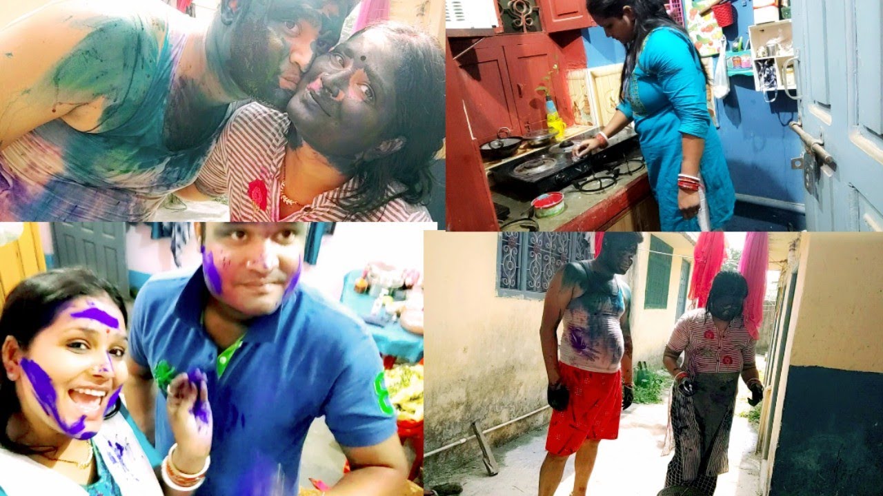 होली में कर दिया पति ने मेरा बुरा हाल || बिहार कि होली रंग दी चोली || Holi Vlog 2021