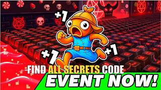 +1 SPEED KEYBOARD ESCAPE MAP FORTNITE CREATIVE - FIND ALL SECRETS CODES