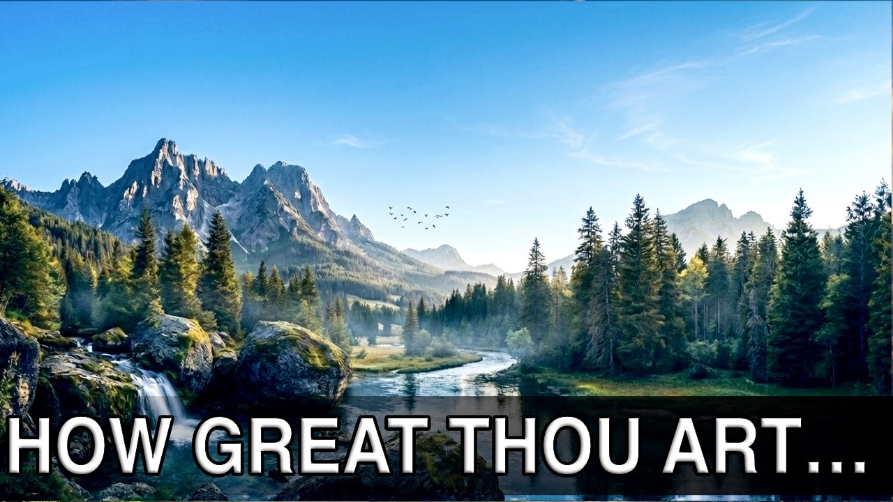 How Great Thou Art | Karaoke | Instrumental Christian Hymn with lyrics | #praiseandworship