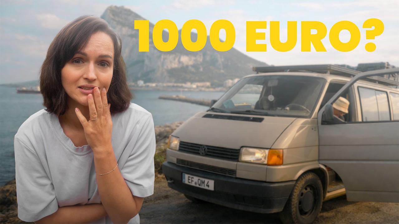Krasse Abzocke in Gibraltar - 1000 Euro für einen Fremden? I Vanlife Spanien