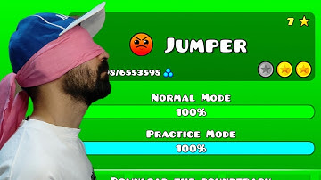 Geometry Dash : Closed Eyes Jumper Level 
