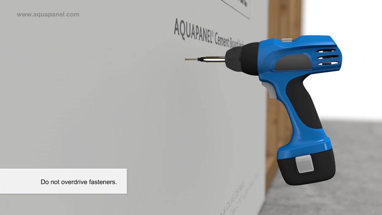 Installation and Finishing of Knauf AQUAPANEL® Cement