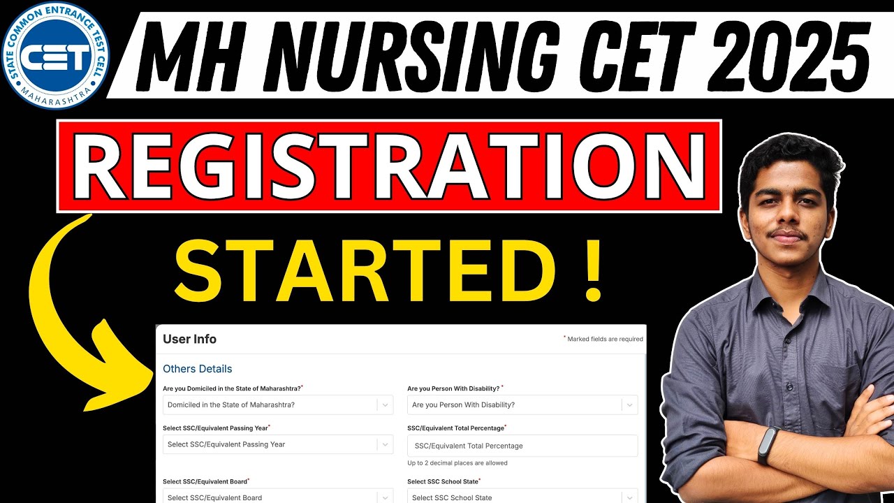 MH BSc Nursing CET 2025 Registration Started | Documents Required for ...
